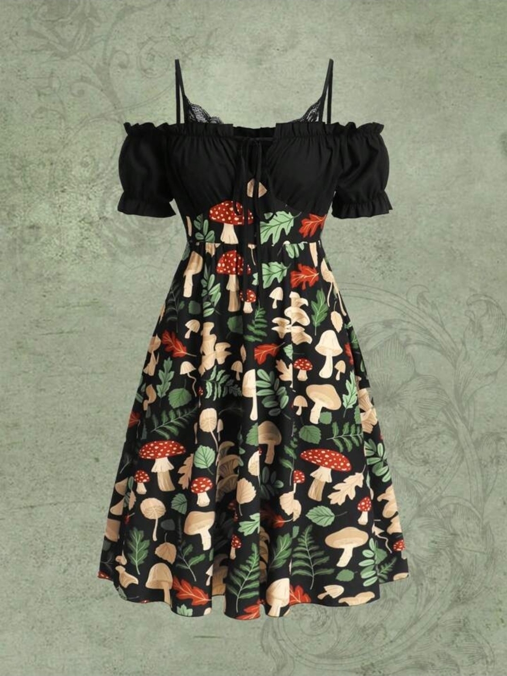 New Lightweight Whymsical Off Shoulder Dress.